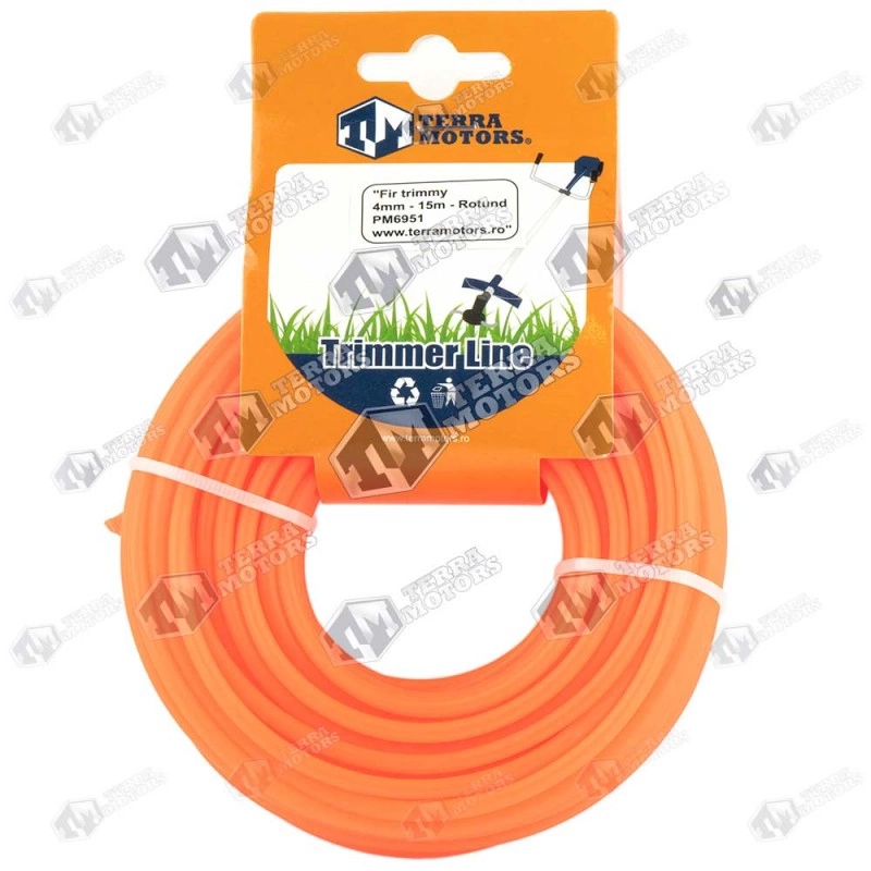 Fir trimmy motocoasa 4mm - 15m - Rotund 